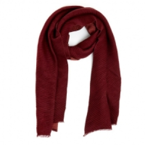 Plisse Contrast Scarf