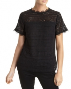 Lace Short Sleeved Top