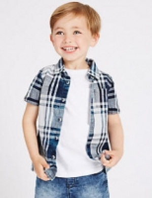 Pure Cotton Checked Shirt (3 Months - 5 Years) 13.50 €