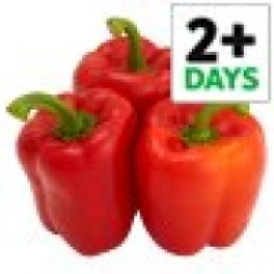 Tesco Red Peppers Each 0.49 €