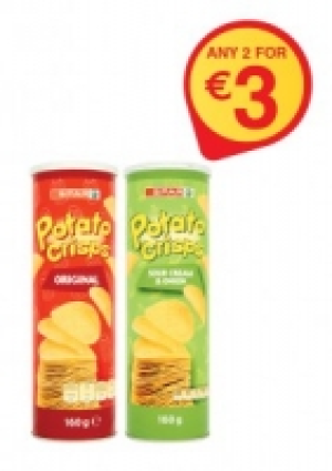 SPAR Tube Snacks range 160g ANY 2 FOR 3
