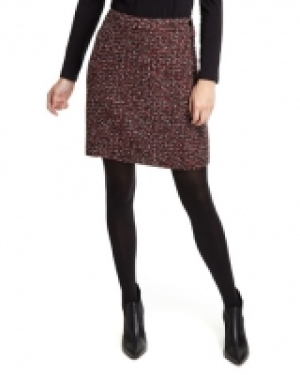 Boucle Zip Skirt