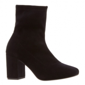 Velvet Stretch Ankle Boot