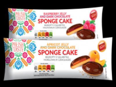 Lidl  POLISH TASTE Apricot/Raspberry Sponge Cakes