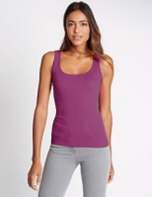 Pure Cotton Scoop Neck Vest Top 4.75 €