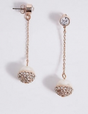 Pearl Effect Drop Earrings 13.00 €
