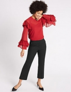 Elastic Back Cropped Trousers 55.00&nbsp;&euro;