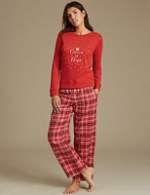 Printed Long Sleeve Pyjama Set 17.50 €