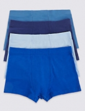 4 Pack Cotton Trunks with Stretch (18 Months - 16 Years) 8.25 €