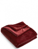 Marks and Spencer  So Soft Fur Small Throw