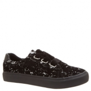 Sequins Velvet Lace Shoe