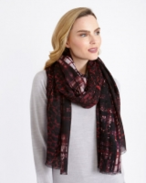 Gallery Dark Leopard Scarf