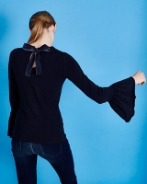 Savida Back Tie Neck Top
