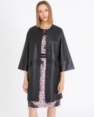 Carolyn Donnelly The Edit Leather Coat