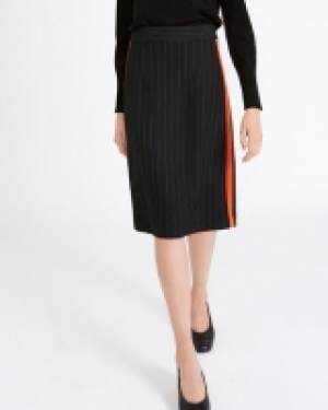 Carolyn Donnelly The Edit Pinstripe Skirt