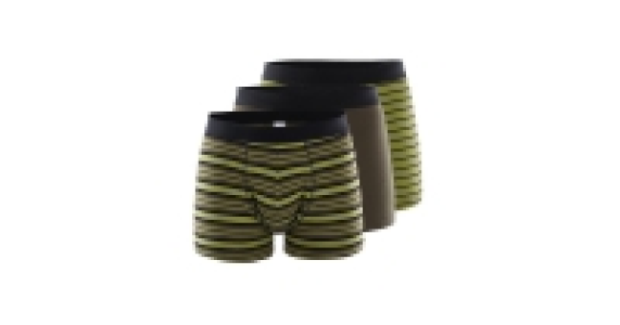 Khaki Stripe Mens Hipster 3-Pack