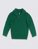 Marks and Spencer  Cotton Rich Jumper (3 Months - 6 Years)