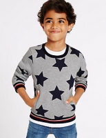 Marks and Spencer  Cotton Rich Long Sleeve Sweatshirt (3 Months - 5 Years)