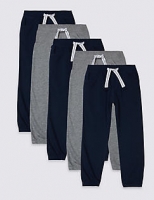 Marks and Spencer  5 Pack Joggers (3 Months - 5 Years)