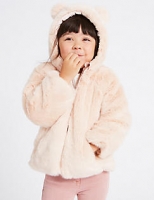 Marks and Spencer  Reversible Faux Fur Coat (3 Months - 7 Years)