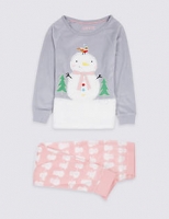 Marks and Spencer  Snowman Pyjamas (9 Months - 8 Years)