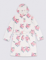 Marks and Spencer  Floral Print Dressing Gown with Belt (1-16 Years)