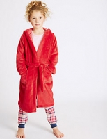 Marks and Spencer  Hooded Dressing Gown with Belt (3-14 Years)
