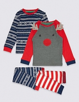 Marks and Spencer  2 Pack Pyjamas (9 Months - 8 Years)