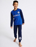 Marks and Spencer  Pure Cotton Chelsea FC Pyjamas (3-16 Years)