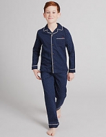 Marks and Spencer  Pure Cotton Spotted Pyjamas (1-16 Years)