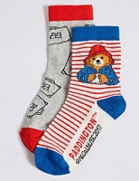 Marks and Spencer  2 Pack Paddington Cotton Rich Socks (1- 6 Years)