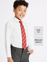 Marks and Spencer  2 Pack Boys Slim Fit Non-Iron Shirts