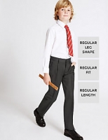 Marks and Spencer  Boys Wool Blend Trousers with Supercrease