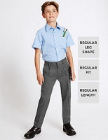 Marks and Spencer  Boys Wool Blend Pleat Front Trousers