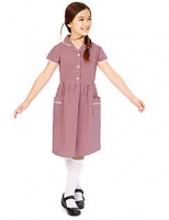 Marks and Spencer  Girls Easy Dressing Classic Checked Dress