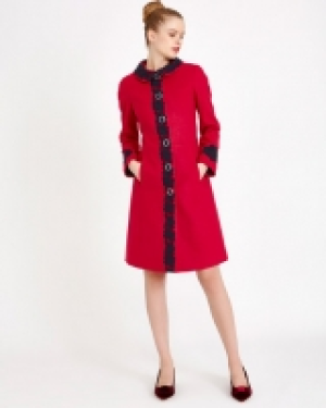 Savida Lace Applique Coat