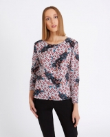 Dunnes Stores  Carolyn Donnelly The Edit Geo Floral Top