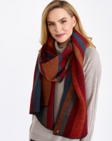 Dunnes Stores  Gallery Stripe Pleat Scarf