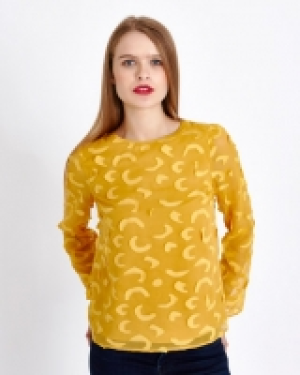 Savida Sheer Leopard Top