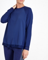 Dunnes Stores  Drawcord Hem Long Sleeve Top