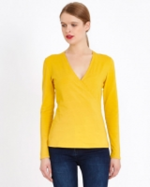 Savida Wrap Jersey Top