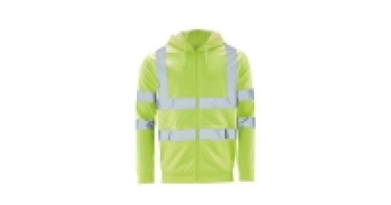 Aldi  Workwear Hi-Vis Zip Hoody