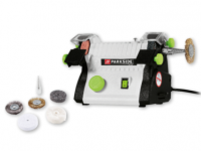 PARKSIDE 100W Mini Modelling Double Bench Grinder