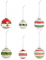 Marks and Spencer  Set of 12 Luxury Winterberry Glass Tree Decorations