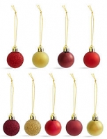 Marks and Spencer  Set of 54 Shatterproof Boutique Minis Tree Decorations