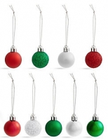 Marks and Spencer  Set of 54 Shatterproof Winterberry Minis Tree Decorations