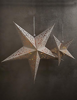 Marks and Spencer  Set of 2 Decorative Light-up Stars