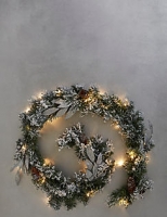 Marks and Spencer  6Ft Snowy Light-up Garland