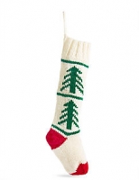 Marks and Spencer  White Knitted Stocking