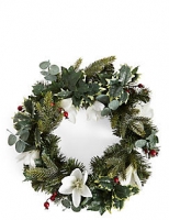 Marks and Spencer  White Floral Wreath